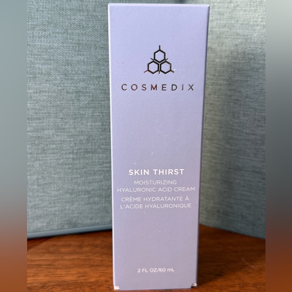NIB Cosmedix Skin Thirst Hyaluronic Acid Cream  2oz/60ml Sealed Full Size